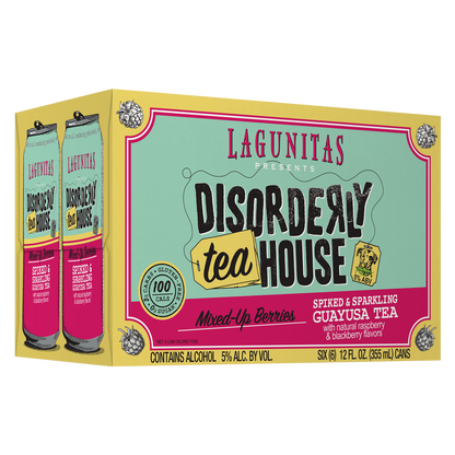 Lagunitas Disorderly Tea House- Mixed-up Berry 6pk 12oz Can 5.0% ABV