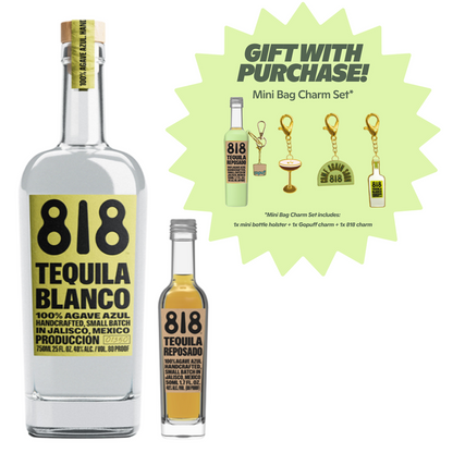 818 Tequila Blanco 750ml + Reposado 50ml + Gift With Purchase!