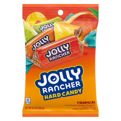 Jolly Rancher Hard Candy Tropical, 6.5 oz