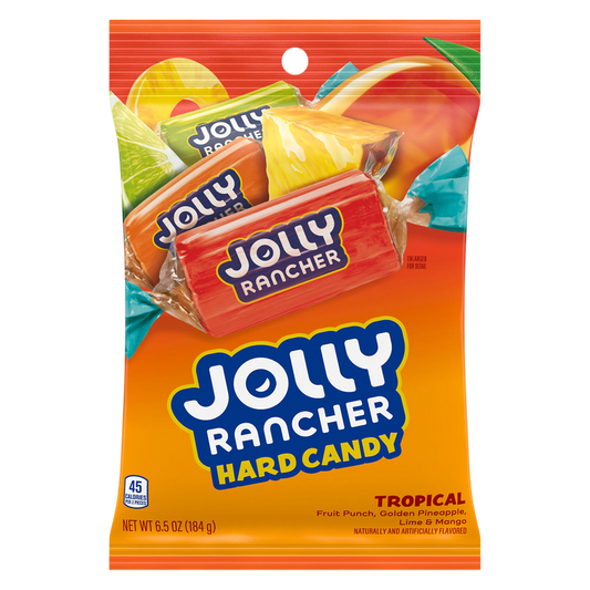 Jolly Rancher Hard Candy Tropical, 6.5 oz