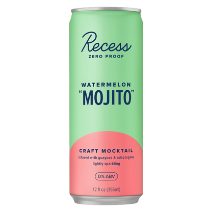 Recess Watermelon Mojito Mocktail 4pk 12oz Can