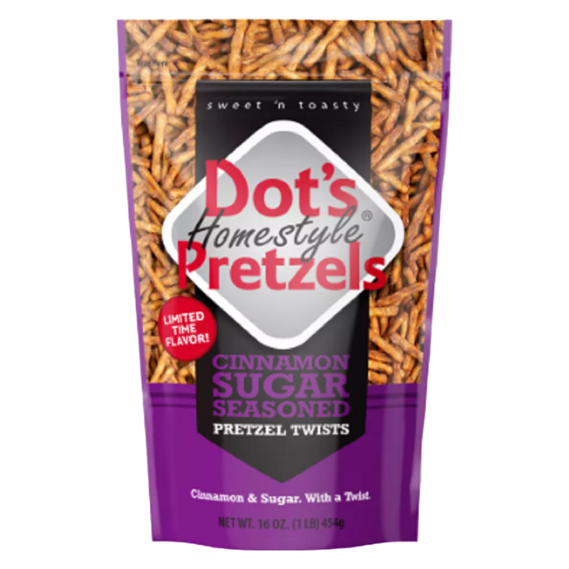 Dot's Pretzels Cinnamon Sugar 16oz.