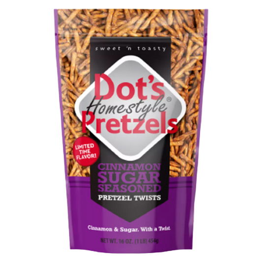 Dot's Pretzels Cinnamon Sugar 16oz.