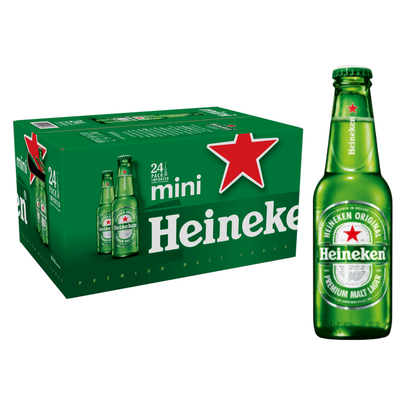Heineken 24pk 7oz Bottle 5% ABV