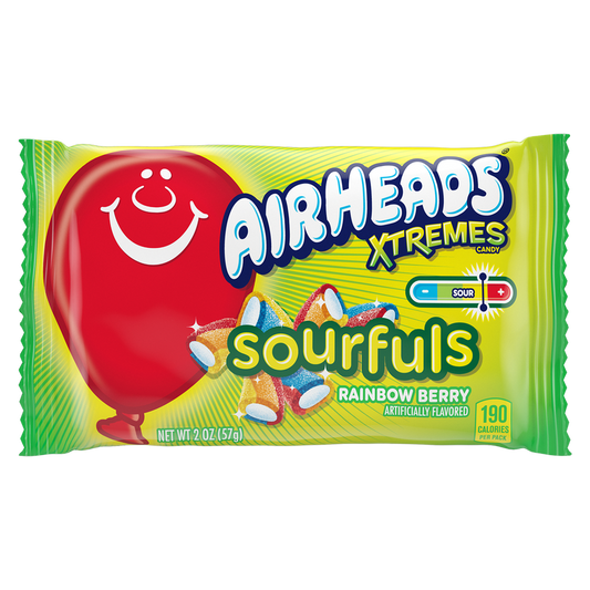 Airheads Xtremes Sourfuls Rainbow Berry Bites 2oz