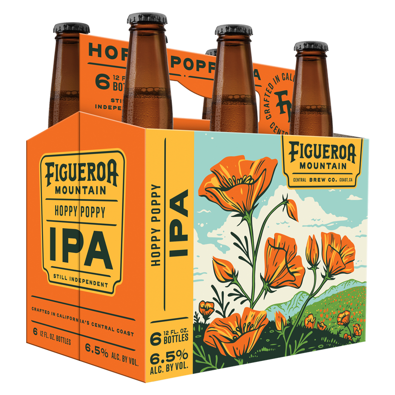 Figueroa Mountain Hoppy Poppy IPA 6pk 12oz Btl