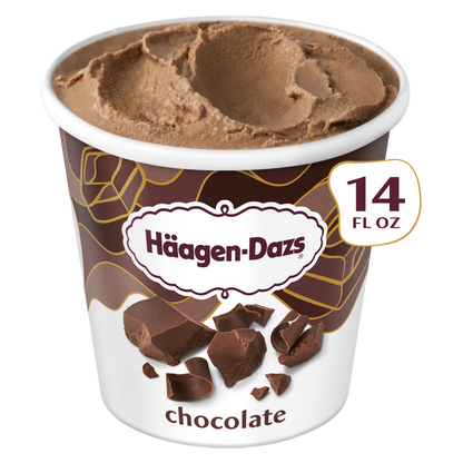 Haagen-Dazs Chocolate Ice Cream, 14oz.