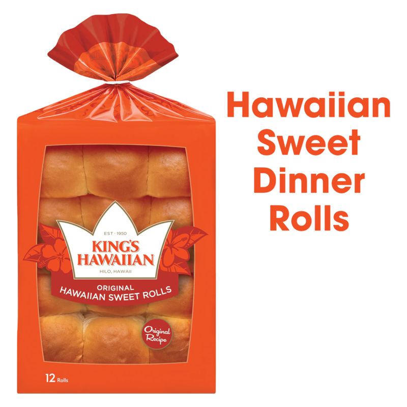 King's Hawaiian Original Sweet Dinner Rolls - 12ct