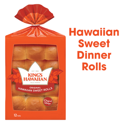 King's Hawaiian Original Sweet Dinner Rolls - 12ct
