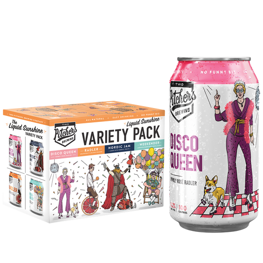 Two Pitchers Liquid Sunshine Variety Pack 12pk 12oz Cans