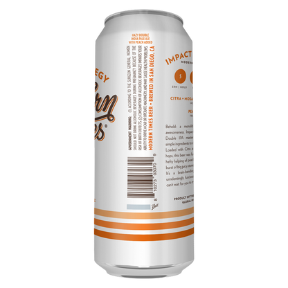 Modern Times Impact Strategy Hazy DIPA w/Peach 19.2oz Can
