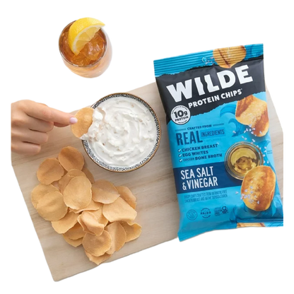 WILDE Sea Salt & Vinegar Protein Chips, 1.34oz