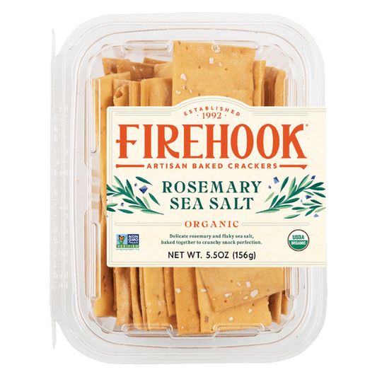 Firehook Crackers Rosemary Sea Salt 5.5oz