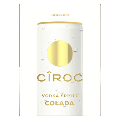 Ciroc Vodka Spritz Colada 12oz 4pk 5% ABV