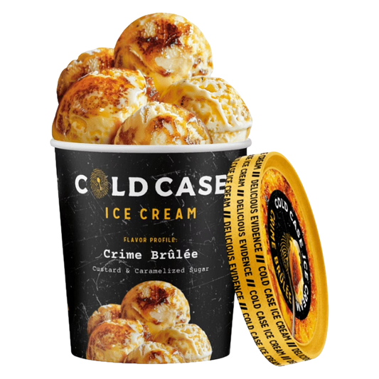Cold Case Crime Brulé Ice Cream 16oz