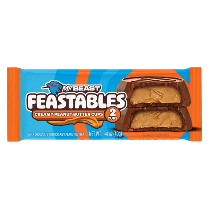 Feastables Peanut Butter Cup 2ct, 1.41 oz