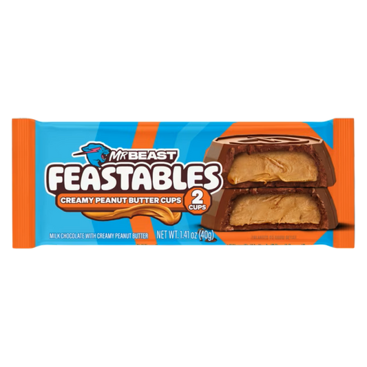 Feastables Peanut Butter Cup 2ct, 1.41 oz