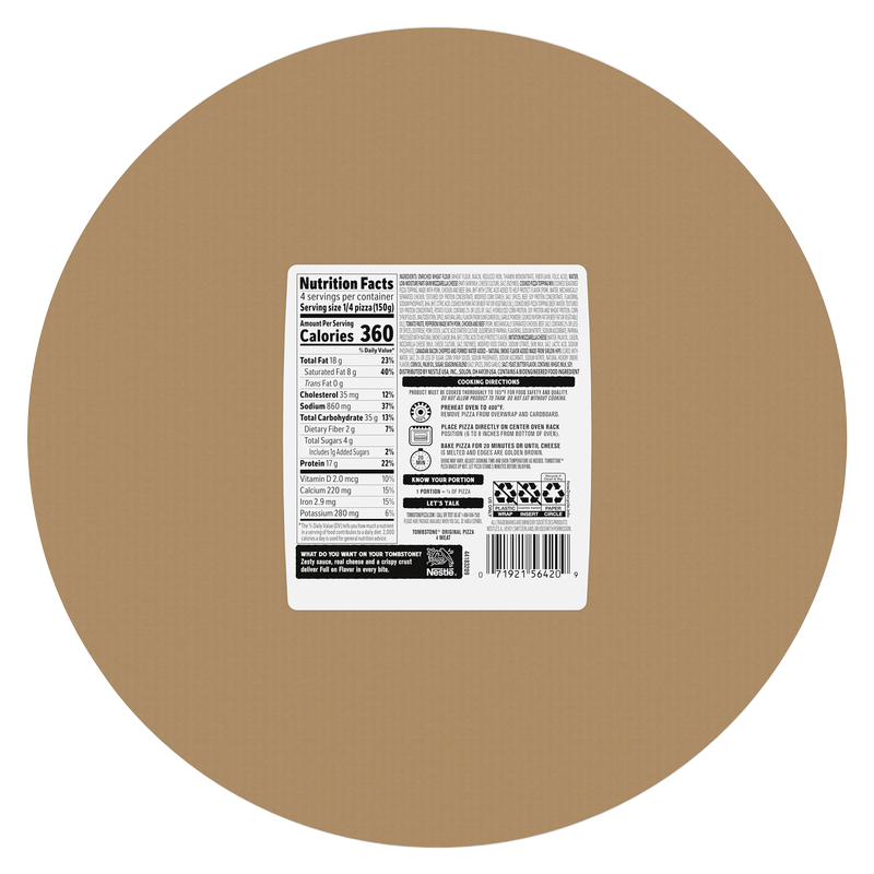 Tombstone Four Meat Pizza, 21.1oz