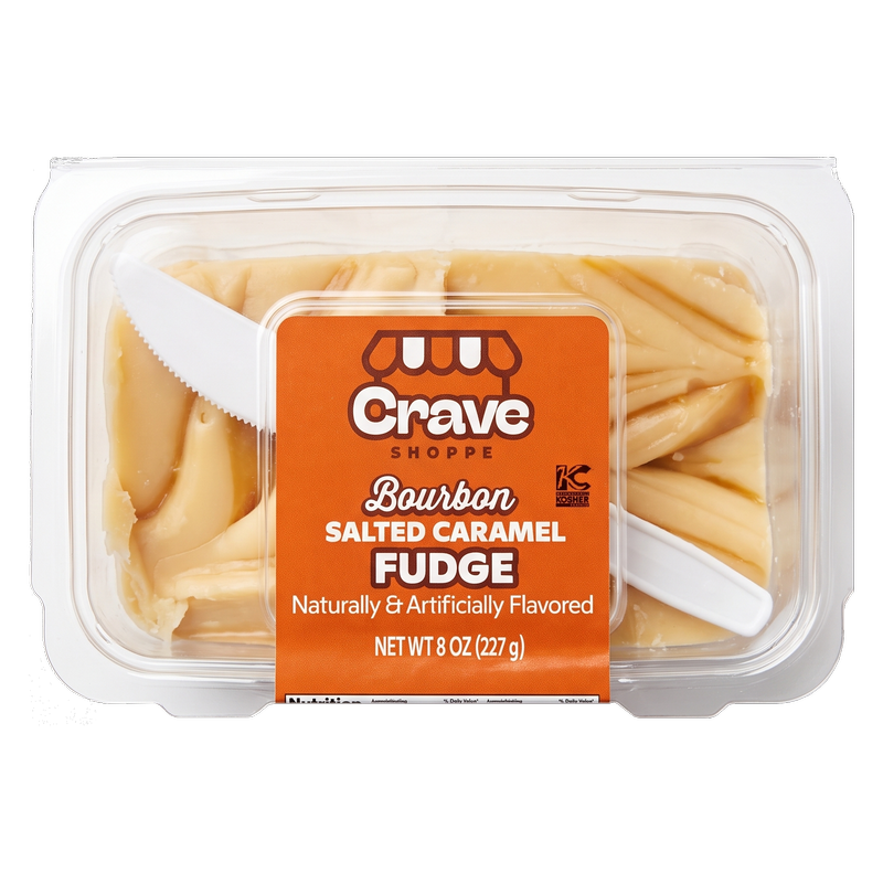 LIMITED EDITION: Bourbon Salted Caramel Fudge 8 oz