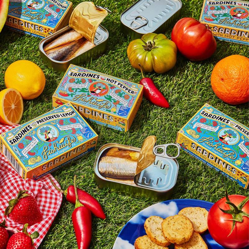 Fishwife Sardines with Preserved Lemon, 4.2oz