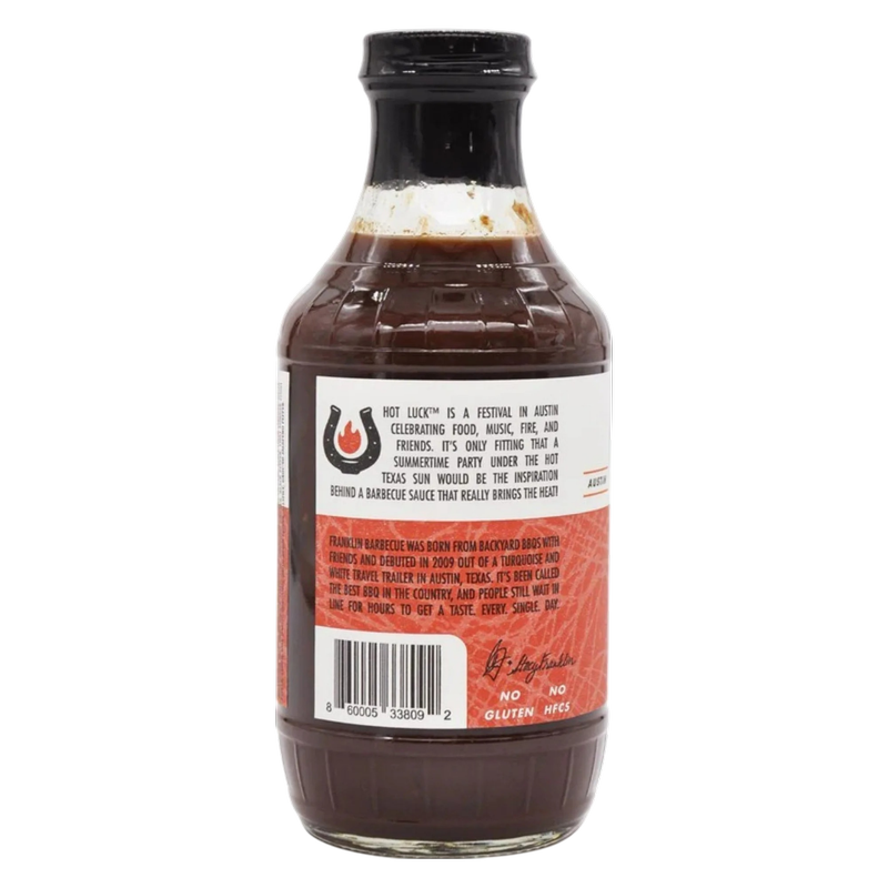 Franklin Barbecue Spicy BBQ Sauce, 18oz.