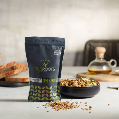 TruRoots Organic Green Sprouted Lentils 10oz