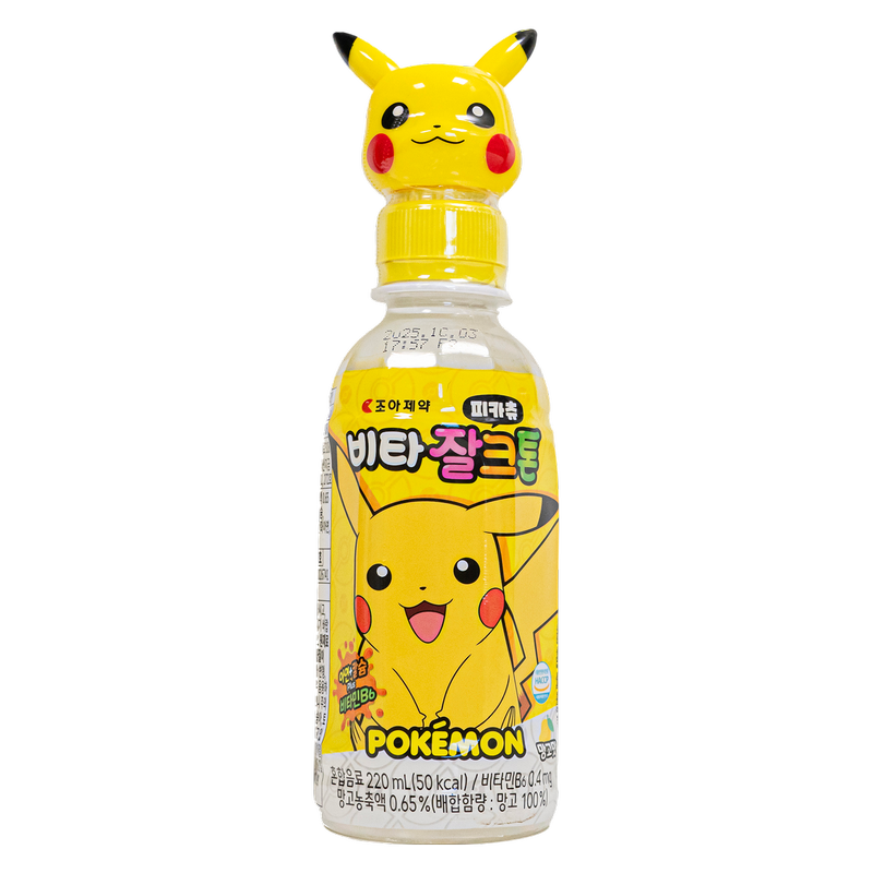 PokeMon Pikachu Mango Drink 7.44oz Btl