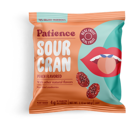 Patience Sourcran Peach Candy 2.1oz