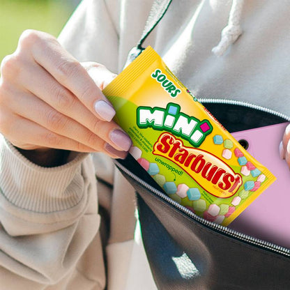 STARBURST Minis Size Sour Candy Fruit Chews, Full Size, 1.85 oz Bag
