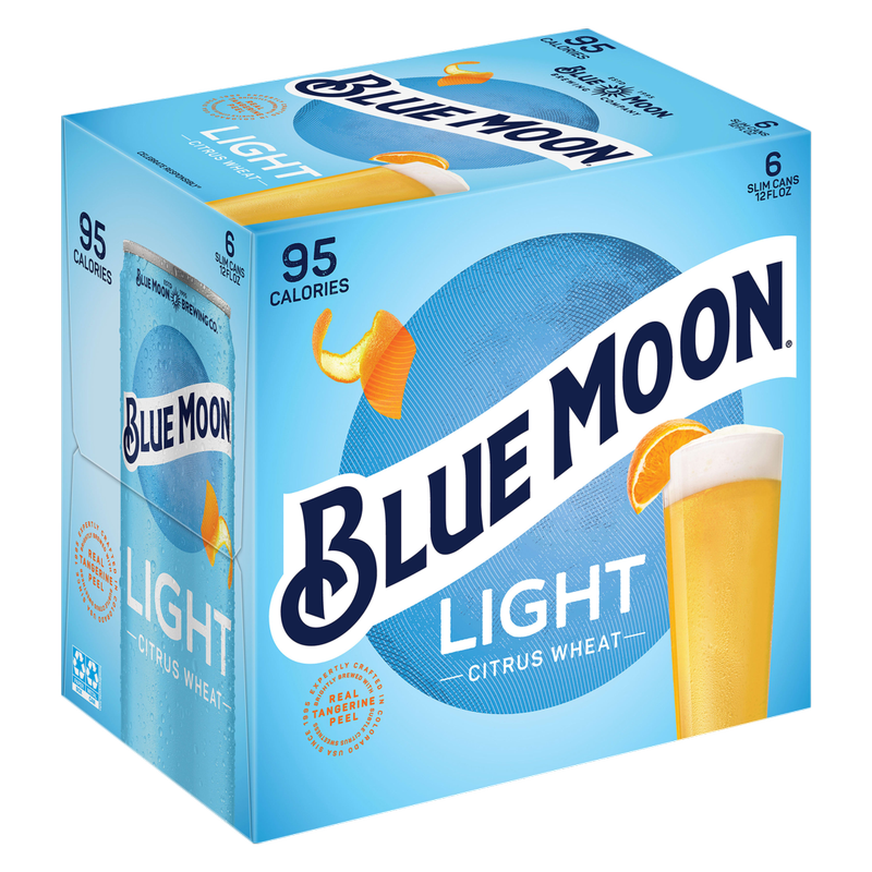 Blue Moon Light 6pk 12oz Can 4.0% ABV
