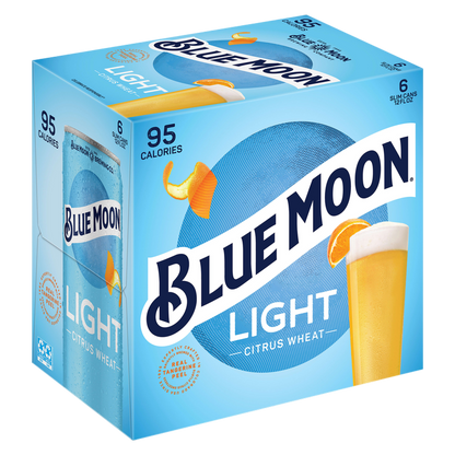 Blue Moon Light 6pk 12oz Can 4.0% ABV