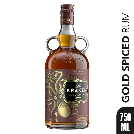 Kraken Gold Spiced Rum 750ml (70 proof)