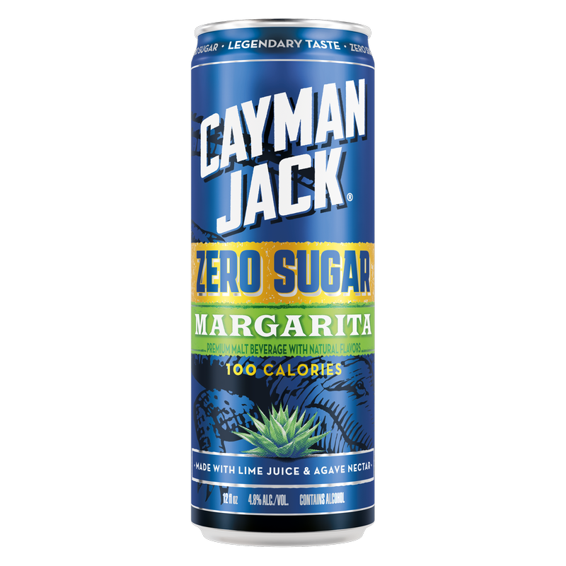 Cayman Jack Zero Sugar Margarita 12oz Can 4.8% ABV
