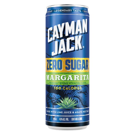 Cayman Jack Zero Sugar Margarita 12oz Can 4.8% ABV