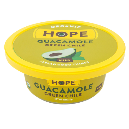 Hope Organic Mild Green Chile Guacamole 8oz