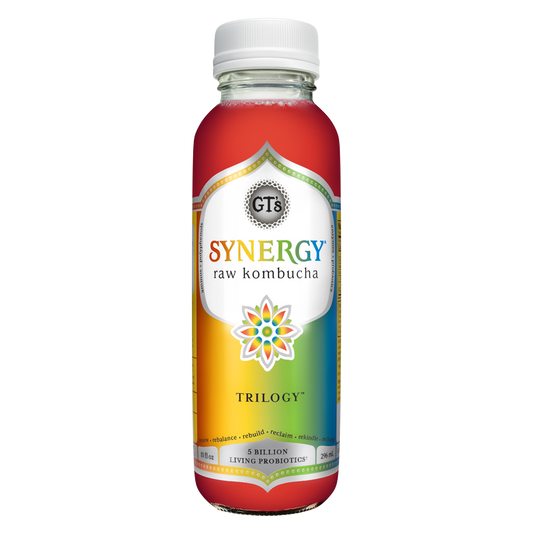 GT's SYNERGY Trilogy Kombucha 10oz Bottle