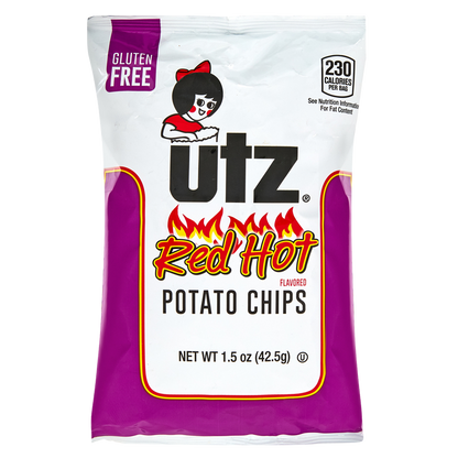 Utz Red Hot Potato Chips 1.5oz