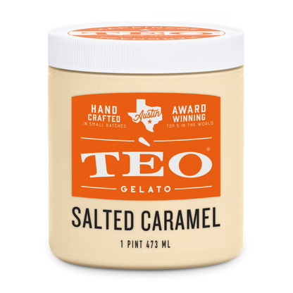 Tèo Gelato Salted Caramel Gelato, 16 oz