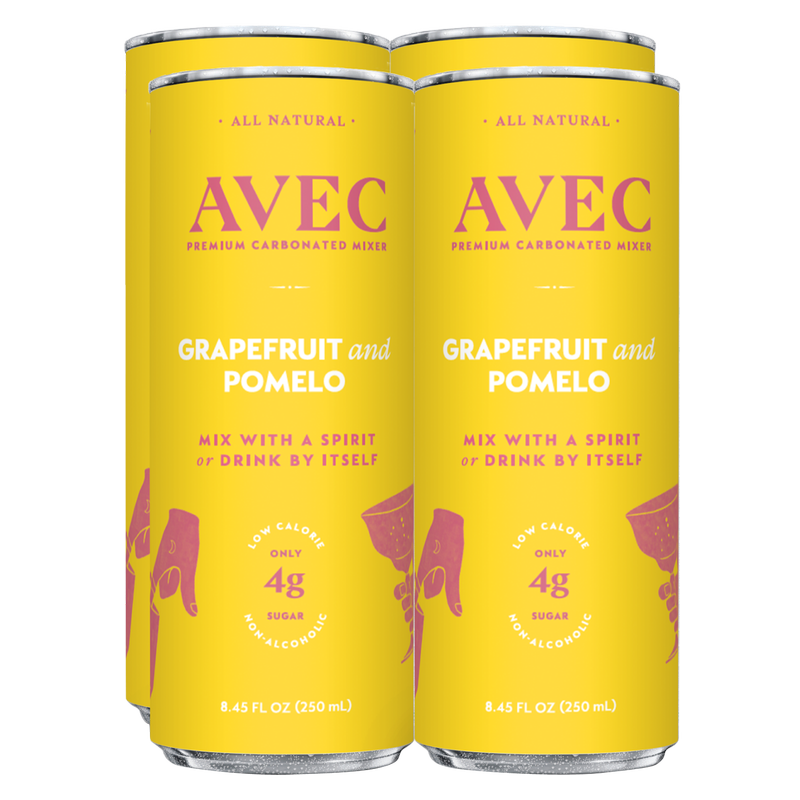 AVEC Grapefruit and Pomelo 4pk 8.5oz Can
