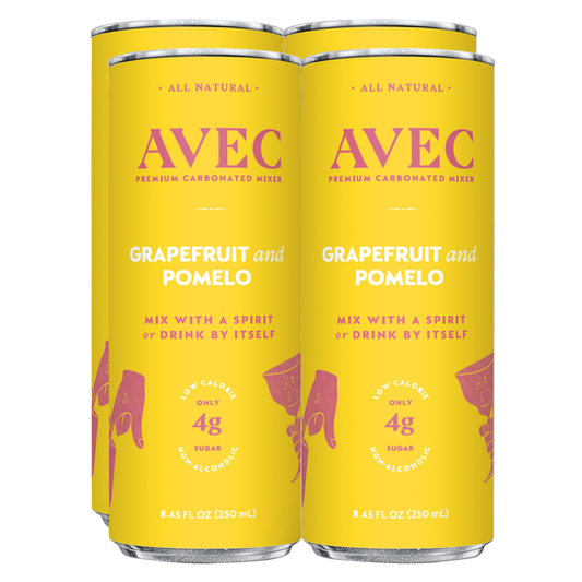 AVEC Grapefruit and Pomelo 4pk 8.5oz Can