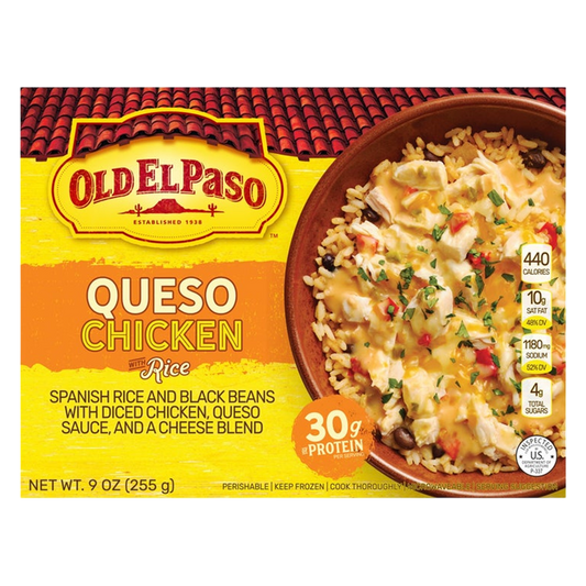 Old El Paso Queso Chicken with Rice Bowl 9oz