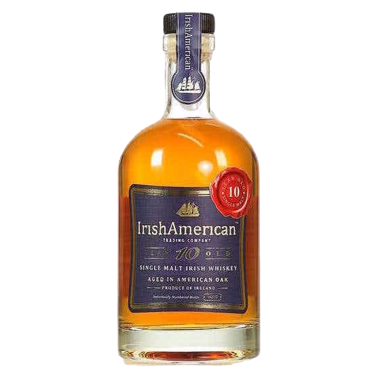 Irish American 10 Yr Single Malt Irish Whiskey 750ml