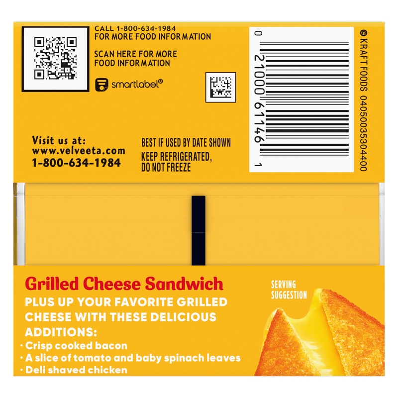 Velveeta Slices Original Cheese - 24ct