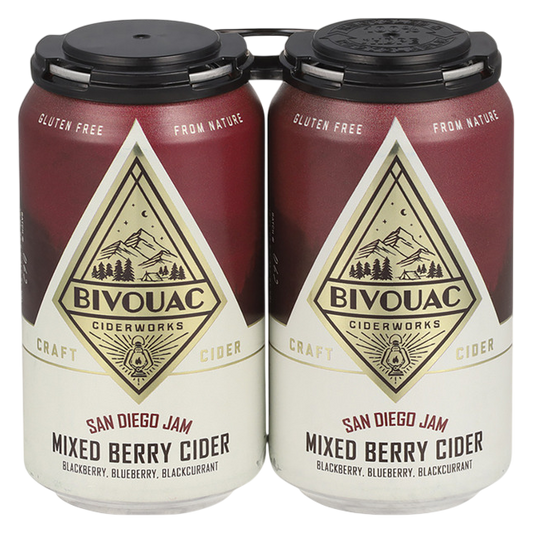 Bivouac Ciderworks San Diego Jam Blackberry 4PK 12oz Can