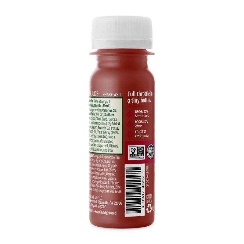Suja Organic Immunity Elderberry Apple Shot 2oz Btl