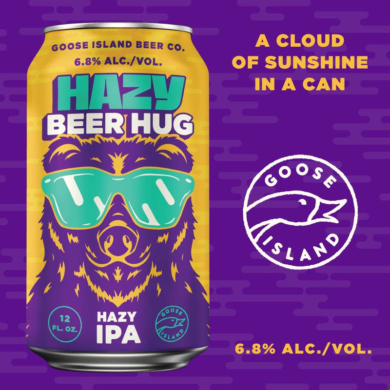Goose Island Hazy Beer Hug IPA 6pk 12oz Cans 6.8% ABV