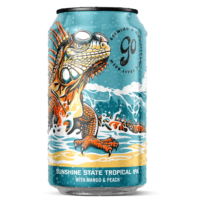 Go Brewing Sunshine State Tropical IPA 6pk 12oz Can 0.3% ABV
