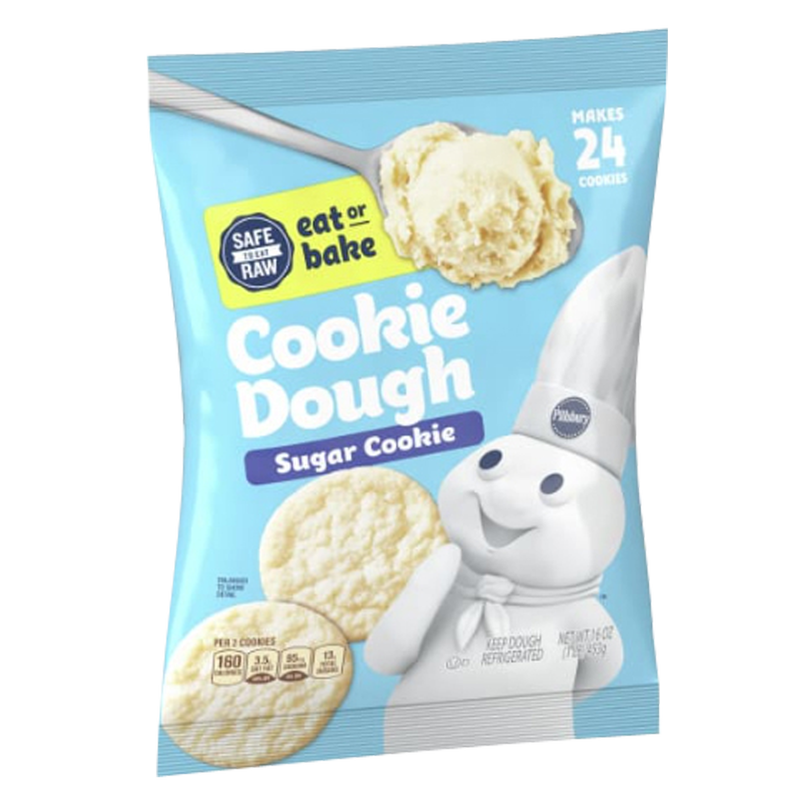 Pillsbury Ready-to-Bake Sugar Cookie Dough - 24ct/16oz