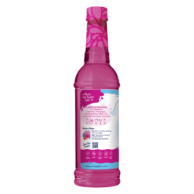 Jordan's Skinny Mixes Sugar Free Unicorn Syrup 25.4oz Btl