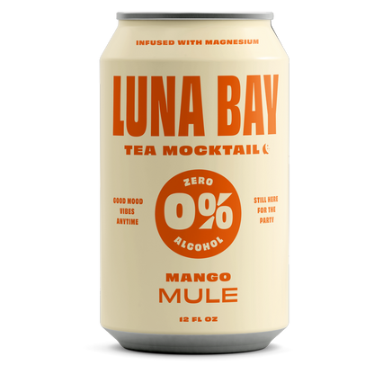 Luna Bay Zero Percent Tea Mocktails Variety Pack 6pk 12oz Can